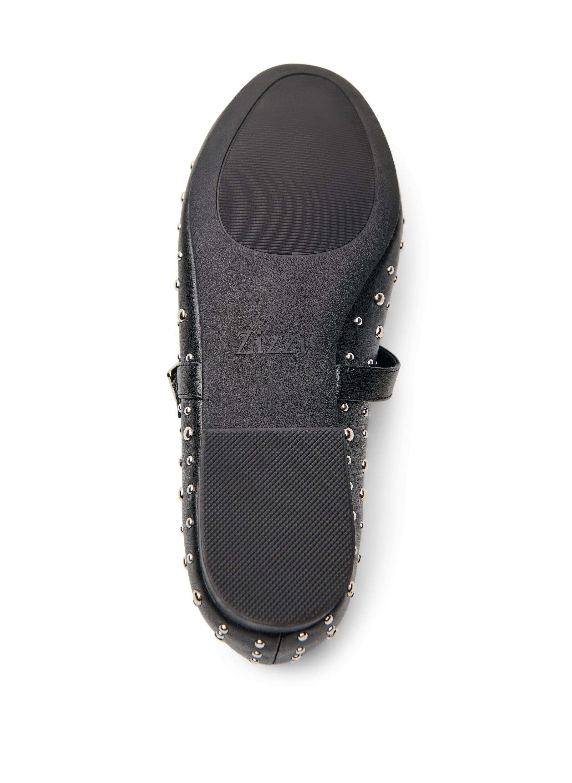 Zizzi Ballerina met studs, Zwart, Packshot image number 5