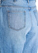 Straight-fit jeans met hoge taille, Blauw, Packshot image number 3