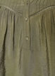 Viscose blouse met plooien en balloneffect, Groen, Packshot image number 2