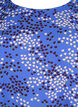 FLASH - Blouse met lange mouwen, smok en print, Dazzling Blue AOP, Packshot image number 2