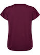 Losvallend trainings-T-shirt met V-hals, Paars, Packshot image number 1