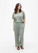 FLASH - Broek met print en zakken, Iceberg Green Dot, Model image number 0