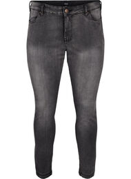 Viona jeans met normale taille, Dark Grey Denim