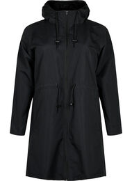 FLASH - Waterafstotende parka met capuchon, Black