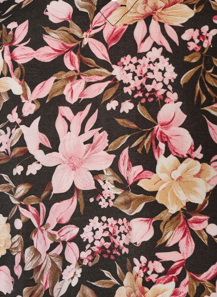 Korte A-lijn jurk met V-hals, Roze, Packshot image number 2