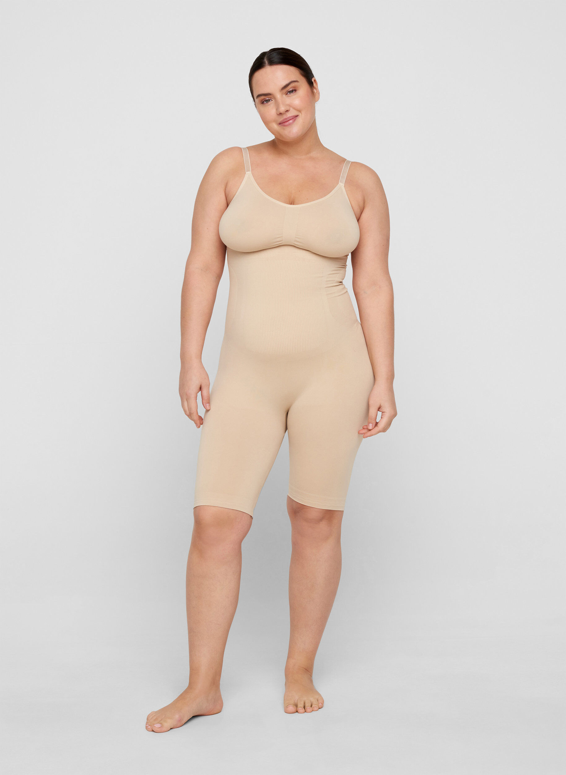 Zizzi Shapewear overall, Nude, Model image number 2