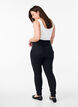 Rekbare jeggings met een hoge taille, Zwart, Model image number 1