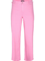 Flared jeans met high waist, Roze