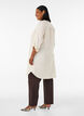 Lang shirt in linnen en viscose, Beige, Model image number 2
