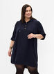 Tuniek van viscose met capuchon, Navy Blazer, Model image number 0