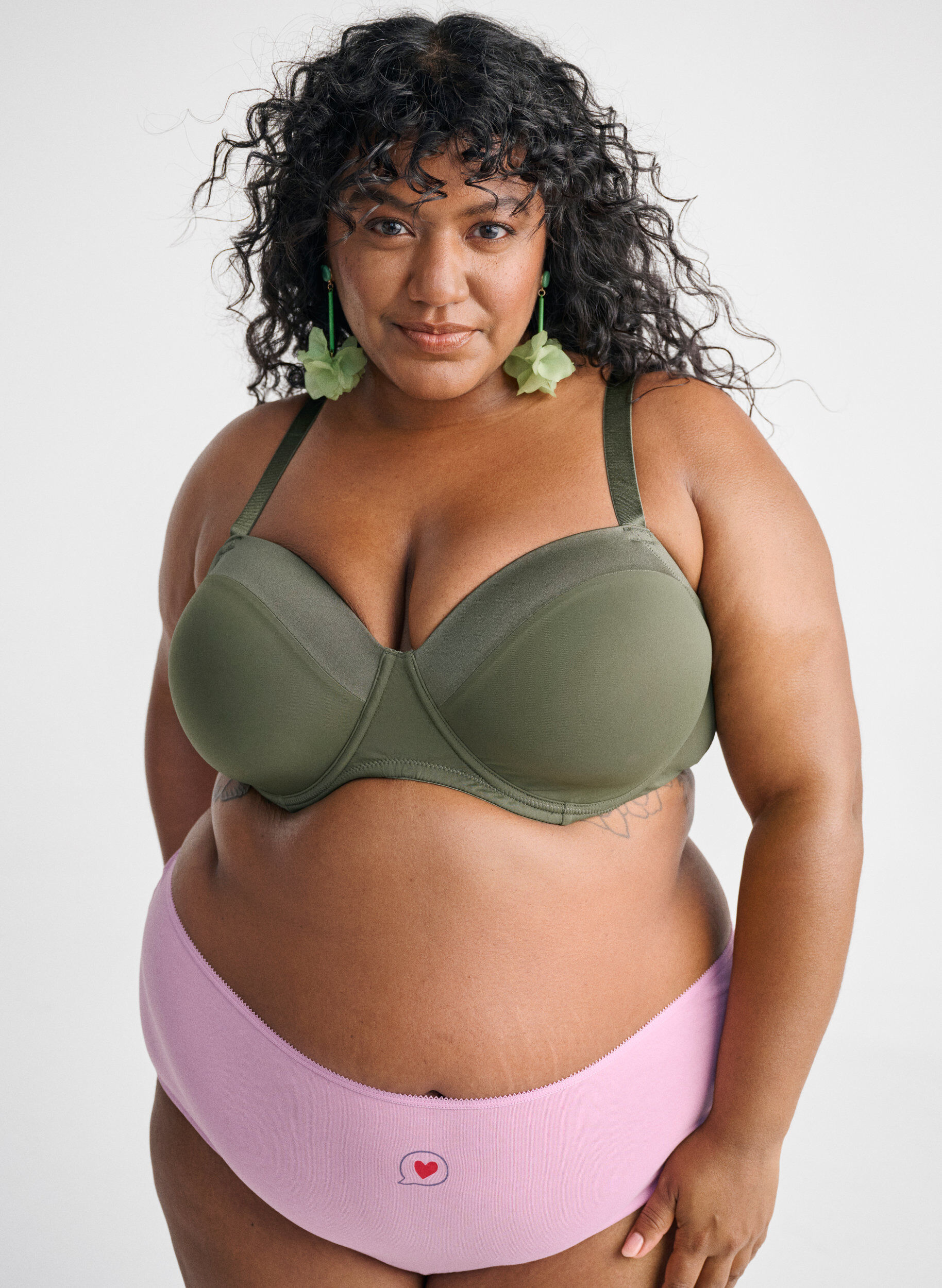 Zizzi 7-pack hipsterslip met normale taille, Paars, Image image number 0