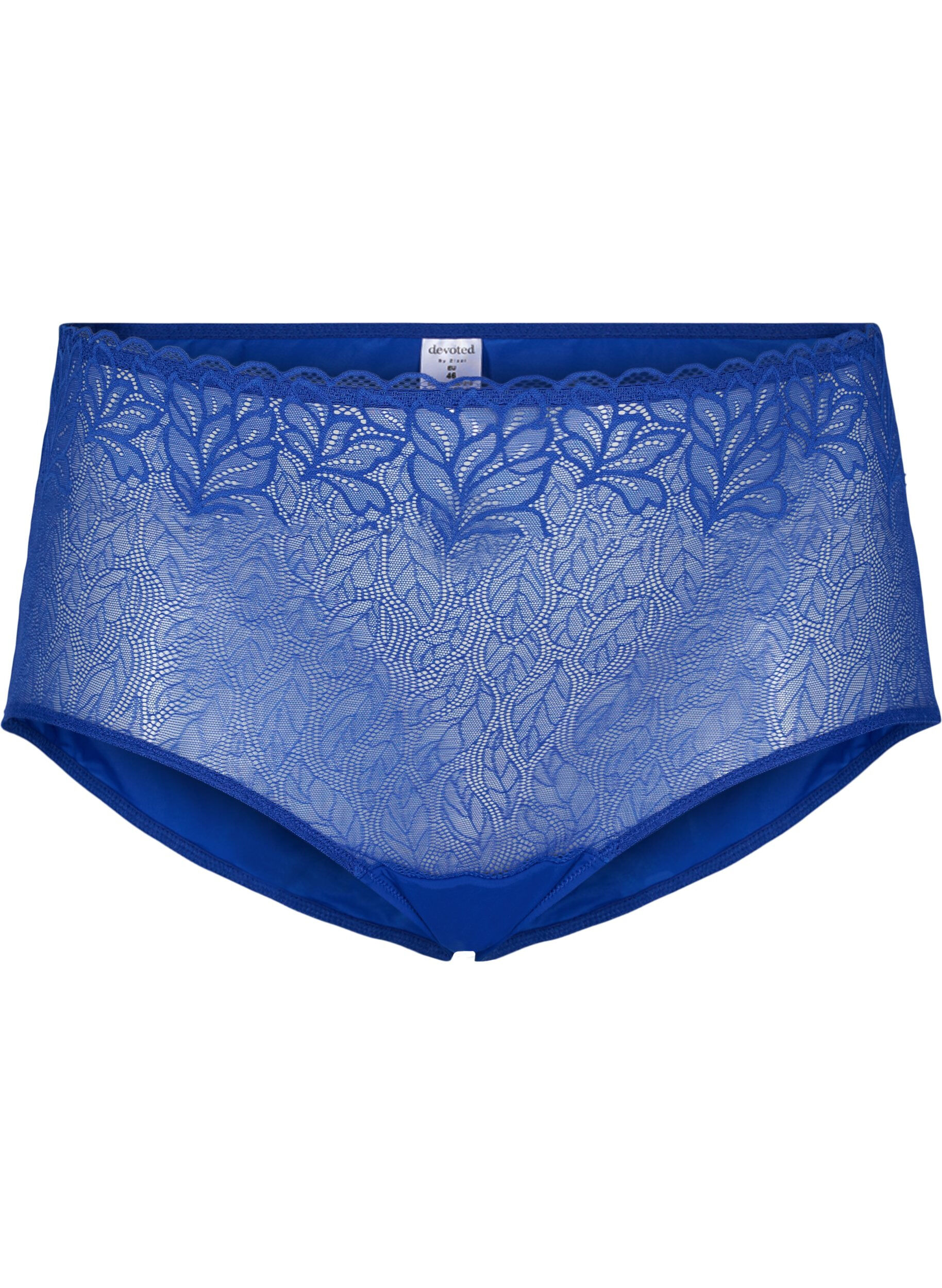 Zizzi Panty met kant en extra hoge taille, Surf the web, Packshot image number 0