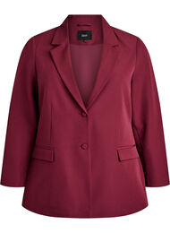 Klassieke blazer met knoopsluiting, Rood