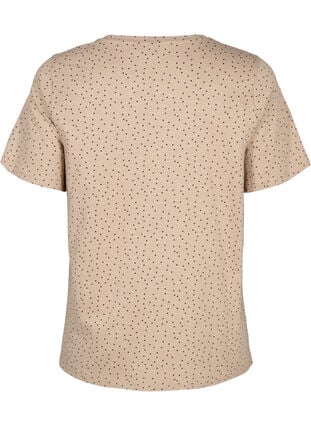 T-shirt van biologisch katoen met stippen	, Natural Dot, Packshot image number 1