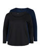 Set van 2 basic tops in katoen , Black/Navy B, Packshot image number 0