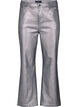 Zilverkleurige jeans met hoge taille, Gun Silver , Packshot image number 0