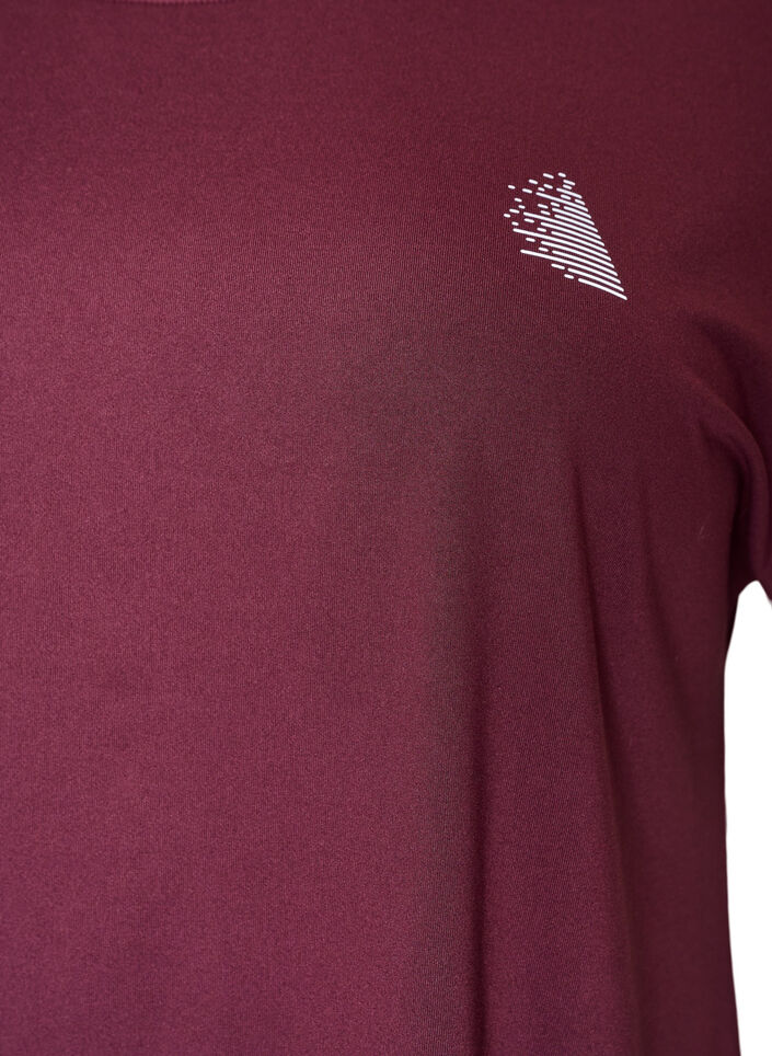 Effen gekleurd trainingsshirt, Rood, Packshot image number 2