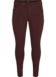 Slim fit broek met zakken, Donker Bordeaux