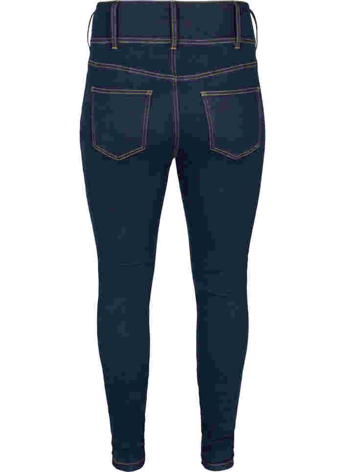 Super slim Bea jeans met extra hoge taille, Unwashed, Packshot image number 1