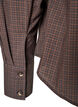Katoenen overhemd met ruitpatroon, Bruin, Packshot image number 4