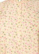Korte viscose jurk met ruchesdetails, Geel, Packshot image number 2