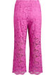 Kanten broek met hoge taille en zakken, Roze, Packshot image number 1