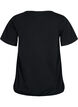 	 Katoenen t-shirt met korte mouwen, Black, Packshot image number 1