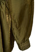 Glanzende viscose blouse met peplumeffect, Groen, Packshot image number 3