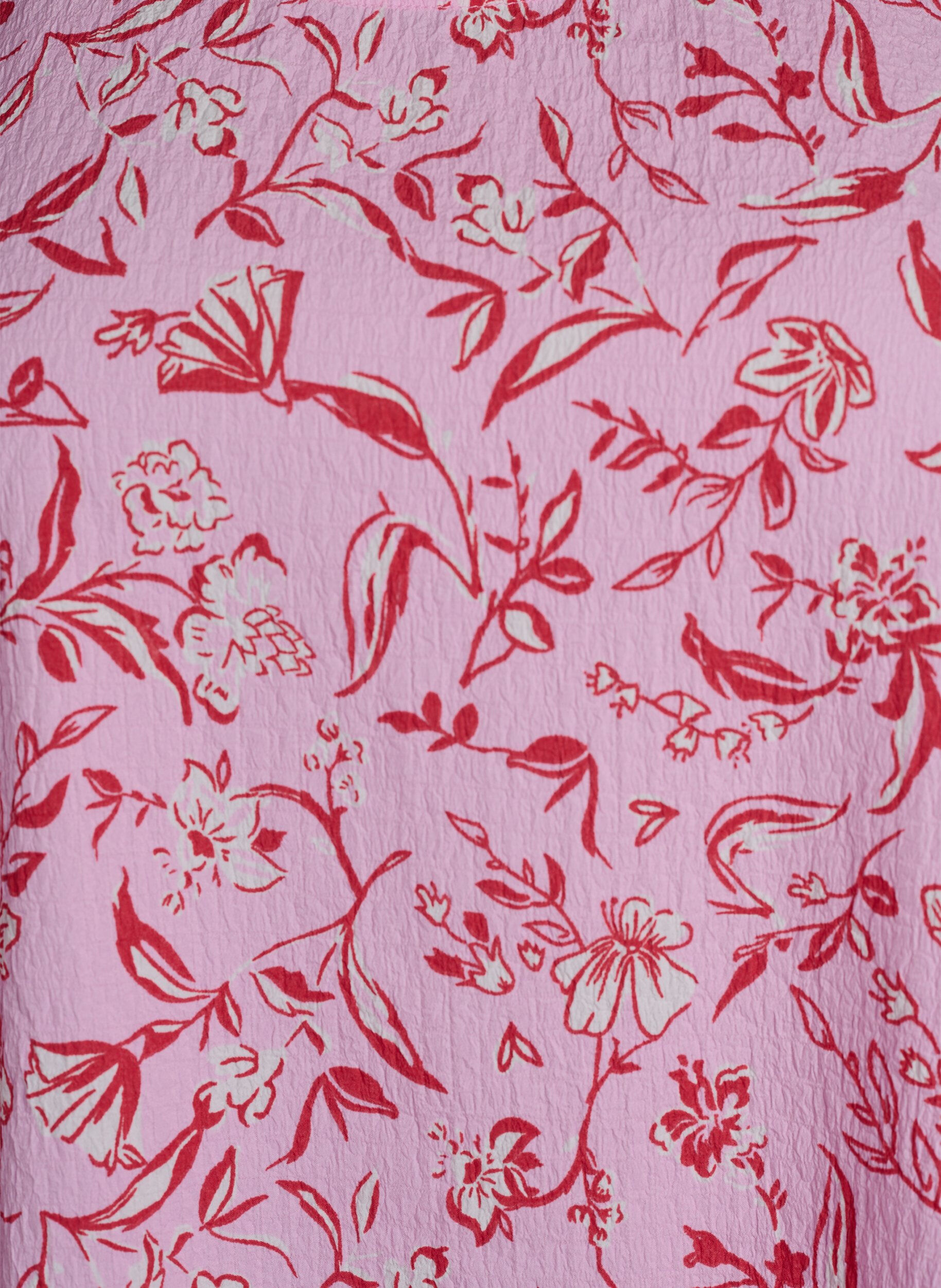 Zizzi FLASH - Mouwloze top met textuur, Rood, Packshot image number 2