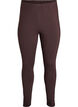 Katoenen legging met voering, Bruin, Packshot image number 0