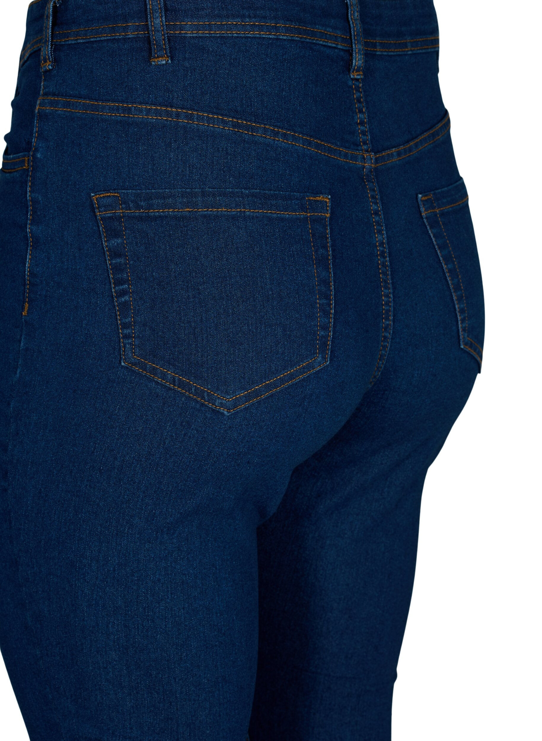 Zizzi FLASH - Jeans met super slanke pasvorm, Blauw, Packshot image number 3