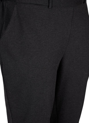 Cropped broek met zakken, Dark Grey Melange, Packshot image number 2