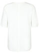 Viscose blouse met 1/2 mouwen en borduurwerk detail, Snow White, Packshot image number 1