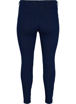 Amy jeans met hoge taille en 4-way stretch, Dark blue, Packshot image number 1