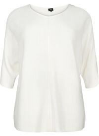 Gebreide blouse met 3/4 mouwen