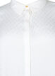 Shirt in viscose met ton-sur-ton patroon, Bright White, Packshot image number 2