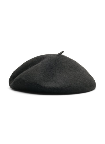 Wollen baret, Black, Packshot image number 0