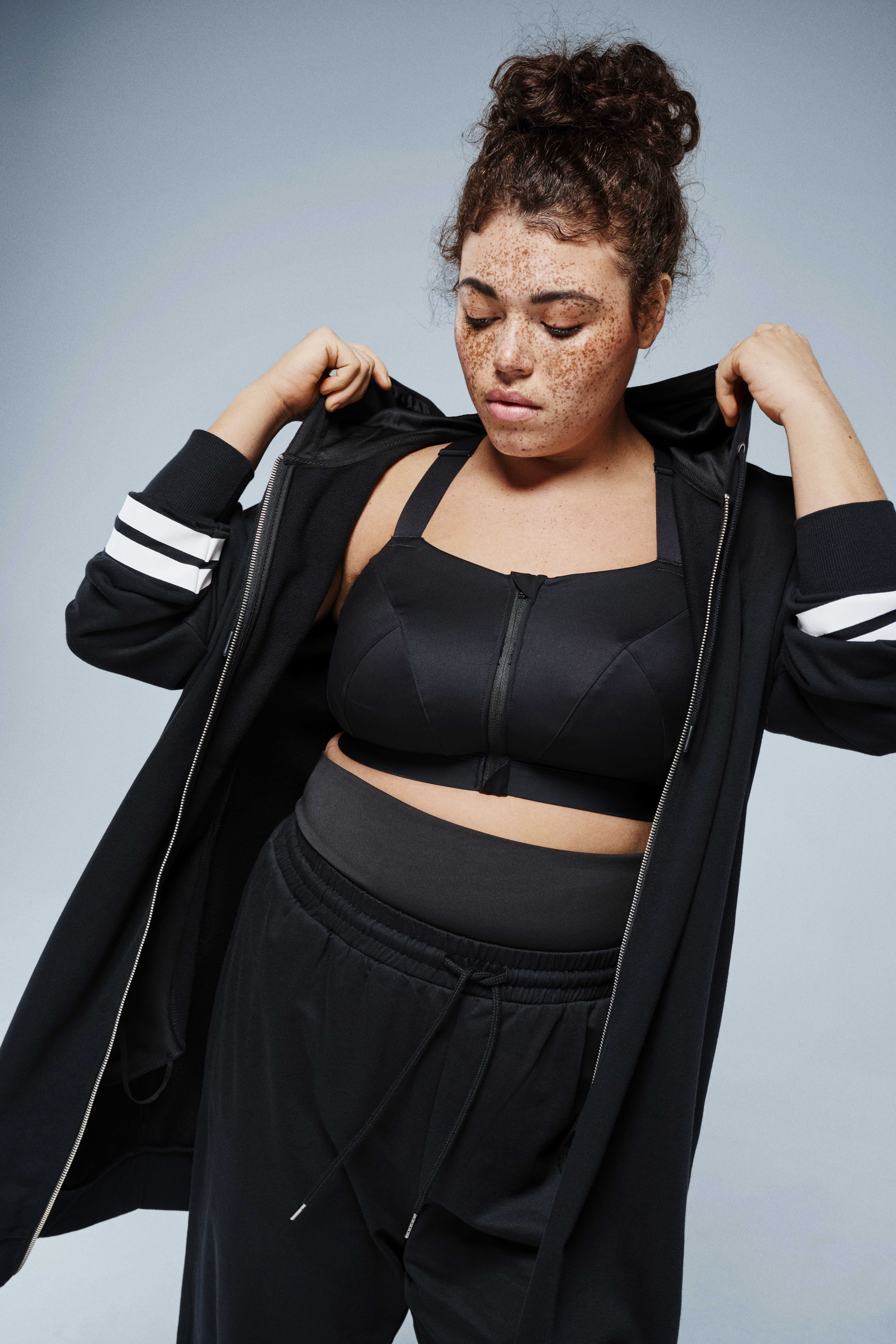 Zizzi Lange sweatcardigan, , Model