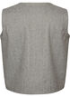 V-hals gilet met knopen, Grijs, Packshot image number 1