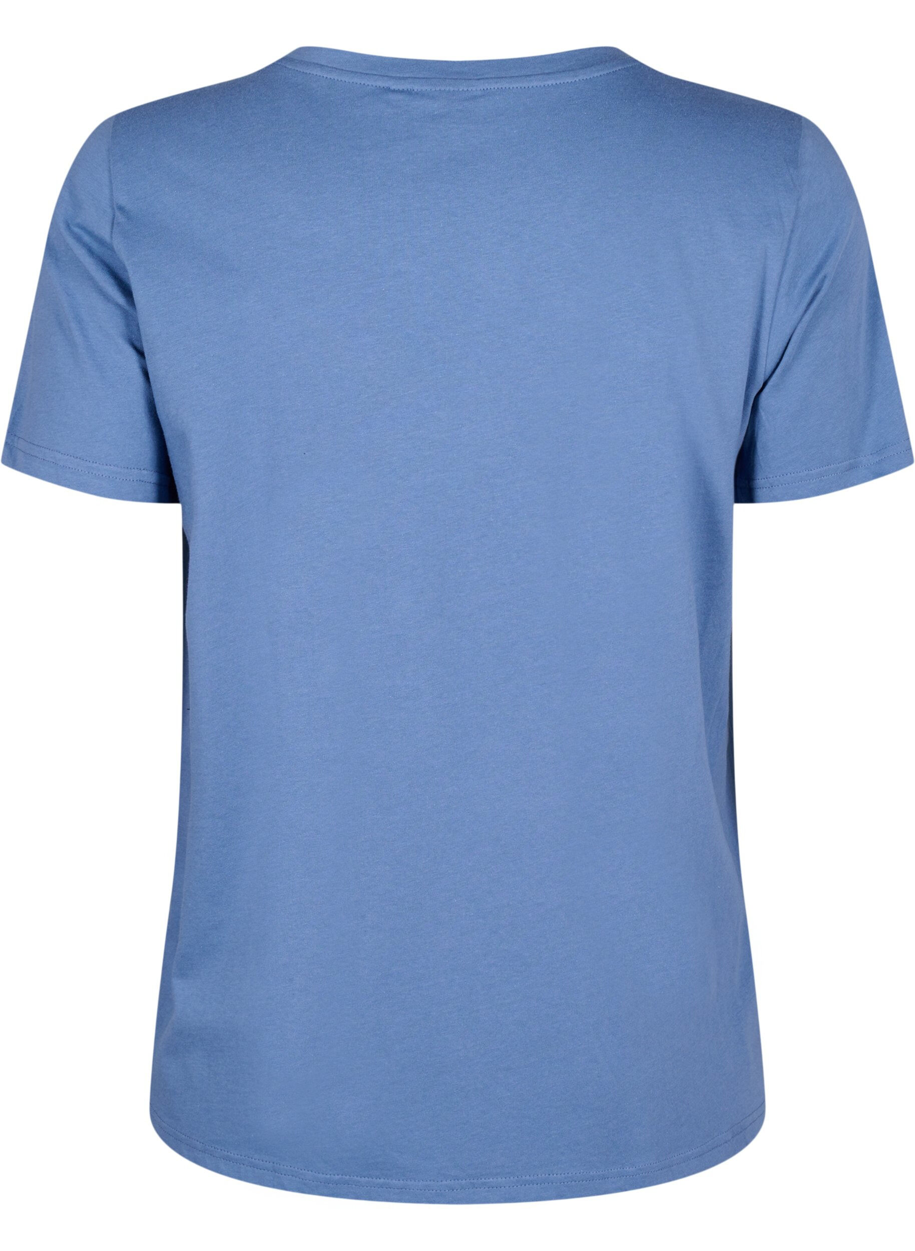 Zizzi T-shirt met tekstmotief, Moonlight B. W.Navy, Packshot image number 1