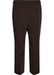 High-waist op maat gemaakte broek met geperste plooien, Bruin, Packshot image number 1