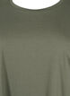 T-shirt met korte mouwen van katoenmix, Groen, Packshot image number 2