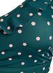 Bikinitop met stippen en ruches, Groen, Packshot image number 2