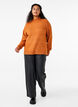 Gebreide wollen blouse met hoge hals, Autumnal Mel., Model image number 2