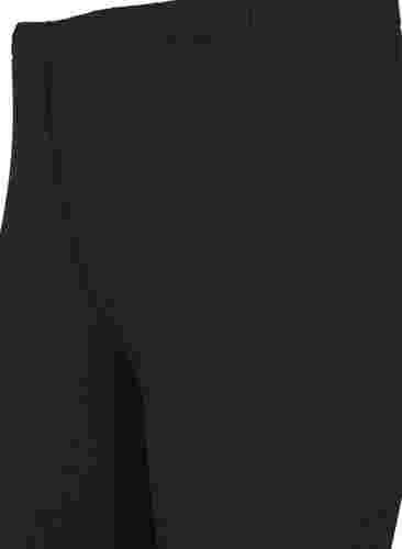 Legging in katoen met voering, Black, Packshot image number 3