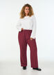 Broek met zakken en een losse pasvorm, Rood, Model image number 0