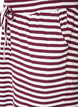 Gestreepte pyjamabroek met een high waist en wijde pijpen, Rood, Packshot image number 2