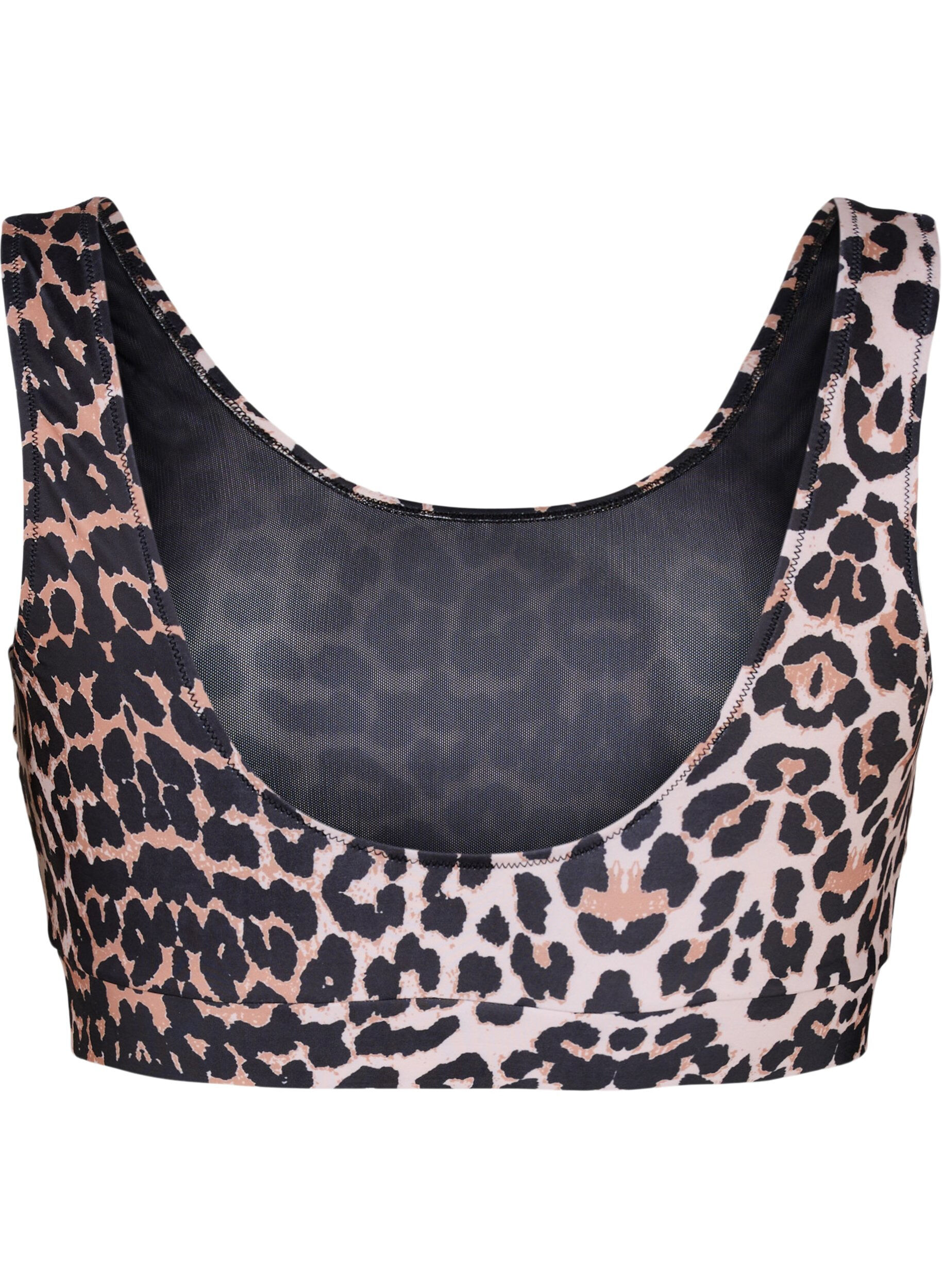 Zizzi Bikinitop met print en ronde hals, Leo, Packshot image number 1