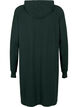 Sweaterjurk met lange mouwen en capuchon, Scarab Mél., Packshot image number 1