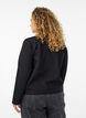 Cardigan met decoratieve knopen, Zwart, Model image number 2